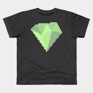 Peridot Gem Pixel Art Kids T-Shirt